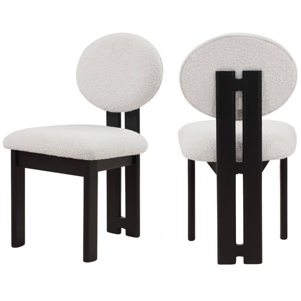 Joss & Main Vivica Boucle Upholstered Parsons Chair | Wayfair